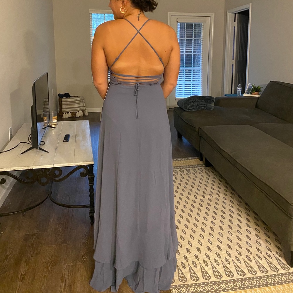 Granite blue “in love forever” Lulus dress!